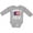 AC-Heather Grey, variant on Inktastic Someone in Puerto Rico Loves Me Boys or Girls Long Sleeve Baby Bodysuit