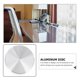 thumbnail image 2 of 6pcs 30mm Diameter Aluminum Alloy Circle Disc Glass Tops Adapter For Tea Tables Furniture Coffee Table Cake Display Cabinet, 2 of 5