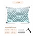 thumbnail image 6 of Sun Shade Sail 6.5x10Ft Teal Grey Gradient Retro Morocco Pattern Uv Block Sunshade Canopy Outdoor Shade Cover Rectangle Shade Cloth For Patio Garden Yard Deck Pergola, 6 of 6