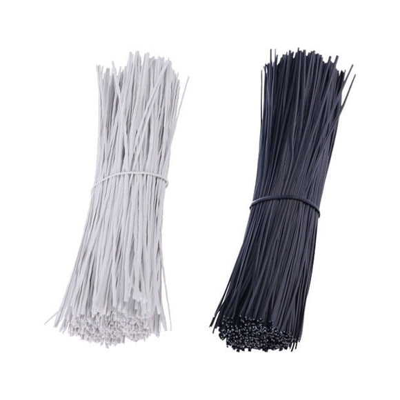 VERDANVERSE 1000 Pcs Attaches de Câble Flexibles Galvanisées pour Gestion des Câbles 4.7*0.07*0.07 Po