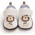 thumbnail image 3 of Baby Boys Girls Walking Shoes Hard Bottom Non Slip PU Leather Outdoor Sneaker Infant Carton Slipper Toddler First Walker Crib Shoes(3-18 Months), 3 of 6