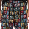 thumbnail image 3 of Mortal Kombat Pajama Lounge Pants Men's Allover Character Squares Design Adult Loungewear, 3 of 5