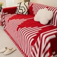 thumbnail image 1 of Granjero Gordo Funda de toalla para sofá de sala de estar, fácil de lavar, funda protectora para sofá de muebles, 70,87 x 90,55 pulgadas, color rojo, 1 of 5