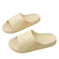 thumbnail image 7 of Womens Beige Cute Puppy Slide Sandals EVA Platform Comfy Quilted Footbed Waterproof Slides for Pool Beach Indoor Outdoor,Size 3.5-5, 7 of 7