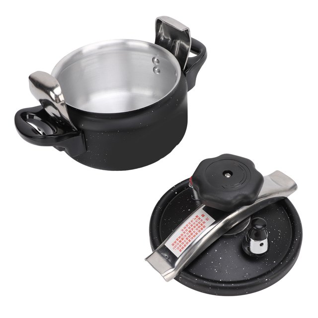 Aluminum Pressure Cooker, Explosion Proof Commercial Use Large Canning Pot with Lid for Home, 1.5L, 2L, 3L, Easy to Clean Any Stove Top Pressure Canner, Pots and Pans Can Cooker