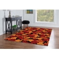 thumbnail image 5 of Linon Home Decor Trio Area Rug Collection, Black and Red, 5' x 7', 5 of 6