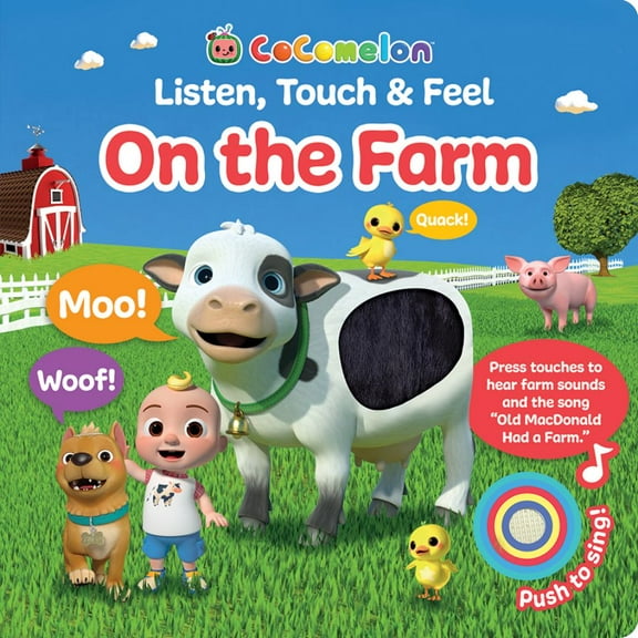CoComelon Listen, Touch and Feel on the Farm (Board Book)