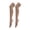 Coffee, variant on Women's Opaque Stretchy Nylon Over Knee Thigh High Stockings Costume Socks