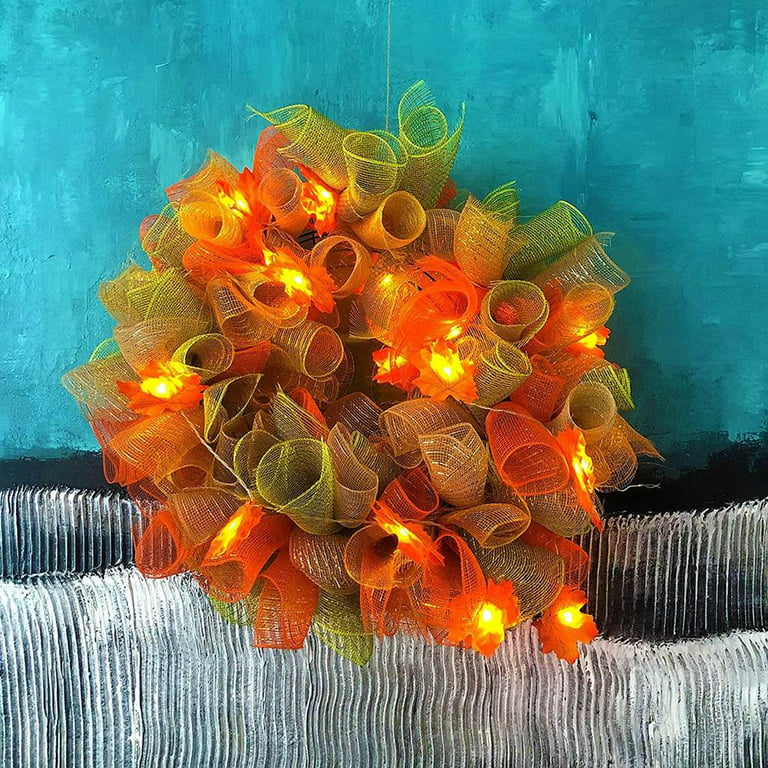 1-1/2 inch x 10 Yards Orange Satin Ribbon Thick Wired Edge  Mesh wreath  supplies, Wholesale ribbon, Deco mesh wreath supplies
