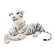 thumbnail image 1 of Muñeca de peluche con simulación de tigre blanco, 35 cm, superrealista, 1 of 1