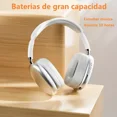 thumbnail image 4 of Auriculares Inalámbricos Diadema con Micrófono 400mah Plateado P9 Pro Max, 4 of 8
