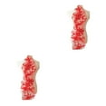 thumbnail image 1 of Guardoinrt Costumes With Unique Lace Applique Patch Beautiful Florals Applique Patch Red 2Set, 1 of 6