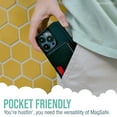 thumbnail image 5 of Smartish® iPhone 16 Magnetic Case with MagSafe Wallet - Gripzilla - Magsafe Compatible Armor Grip Cover + Detachable Magnetic Credit Card Holder - Black Tie Affair, 5 of 6