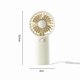 thumbnail image 1 of Dry battery small fan small fresh student dormitory portable outdoor portable lanyard mini handheld small fan White, 1 of 4