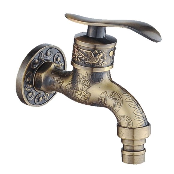Robinet de Bain Rétro pour Eau Chaude et Bassin, Lavabo de Bain, Cruches à Finition Simple, Vintage Ing_Perfect Gift