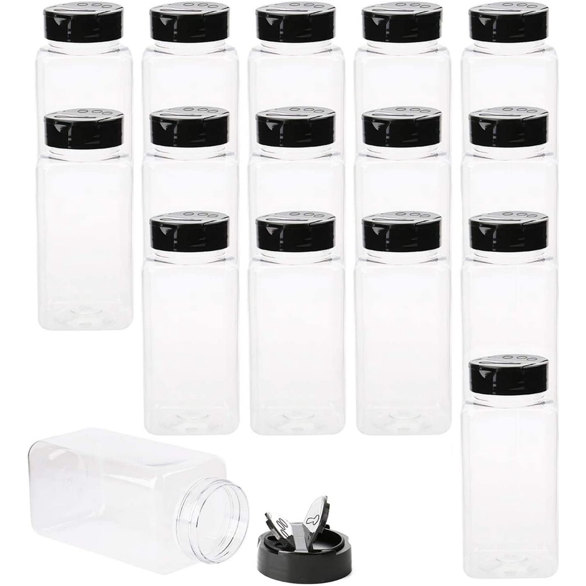 16 oz plastic spice jars sale
