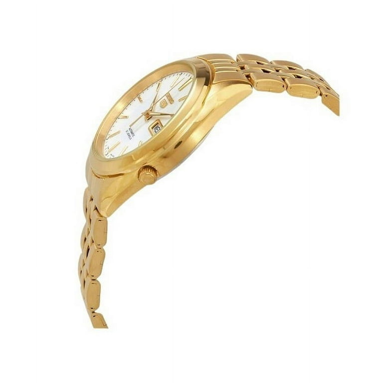 Seiko Men's 5 Automatic SNKL26K Gold Stainless-Steel