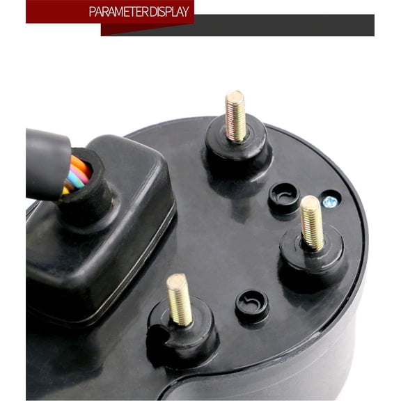 Zyutaosan ​Digital Speedometer Speedometer Tachometer Fuel Gauge Lcd Screen Waterproof Black Motorcycle Accessories