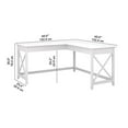 thumbnail image 7 of Scranton & Co L Shaped Contemporary Engineered Wood Desk in White, 7 of 7