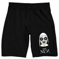thumbnail image 7 of The Nun Chibi Graphic Men's Black Sleep Pajama Shorts-XL, 7 of 7