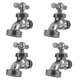 thumbnail image 1 of Llave De Nariz Cromada 1/2 Para Manguera Jardin 4 Piezas plateado 1/2, 1 of 4