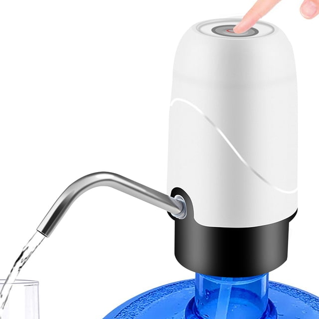 Bomba de botella de agua, bomba de agua potable eléctrica, dispensador de agua portátil, botella de agua con carga USB