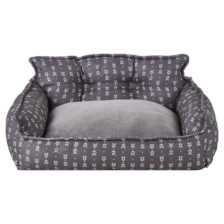 Vibrant Life Small Lounger Pet Bed, Gray, 21" x 17" photo 1