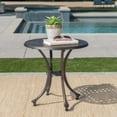 thumbnail image 4 of CoSoTower Outdoor 19" Cast Aluminum Side Table, 4 of 9