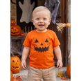 thumbnail image 5 of Miaouyo Boys Girls Halloween T Shirt Pumpkin Face Print Crew Neck Short Sleeve Tops, 5 of 9