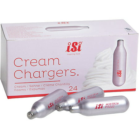 iSi Cream Chargers, 24-Pack (Best Whipped Cream Dispenser)