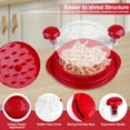 thumbnail image 6 of Kosbon Chicken Shredder, Breast Shredder Tool Twist, Transparent Lid, Anti-Slip Ergonomic Handle Heat Resistant BPA Free Meat Shredder Claws, 6 of 7