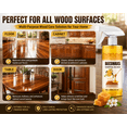 thumbnail image 5 of Natural Beeswax Wood Polish Spray for Furniture & Floors, Scratch Repair & Waterproof Protection, Restore Shine for Cabinets Tables Hardwood Floors, 120ML, 5 of 7