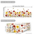 thumbnail image 2 of Flower Wall Decals Watercolor Wildflower Grass Butterflies Wall Stickers Peel and Stick Wall Art Spring Summer Decor for Girls Bedroom Living Room Home Office Wall Decor, 2 of 8