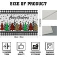 thumbnail image 4 of Christmas Placemats Set of 4, 12x18 Inch Xmas Tree Buffalo Plaid Washable Cotton Linen Table Place Mats Rectangler for Farmhouse Seasonal Winter Holiday Dinner Party Decor, 4 of 8