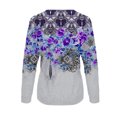 thumbnail image 5 of Sudadera de cuello redondo transpirable cómoda de manga larga con estampado de moda para mujer Fridja  fjkfkj7506, 5 of 5