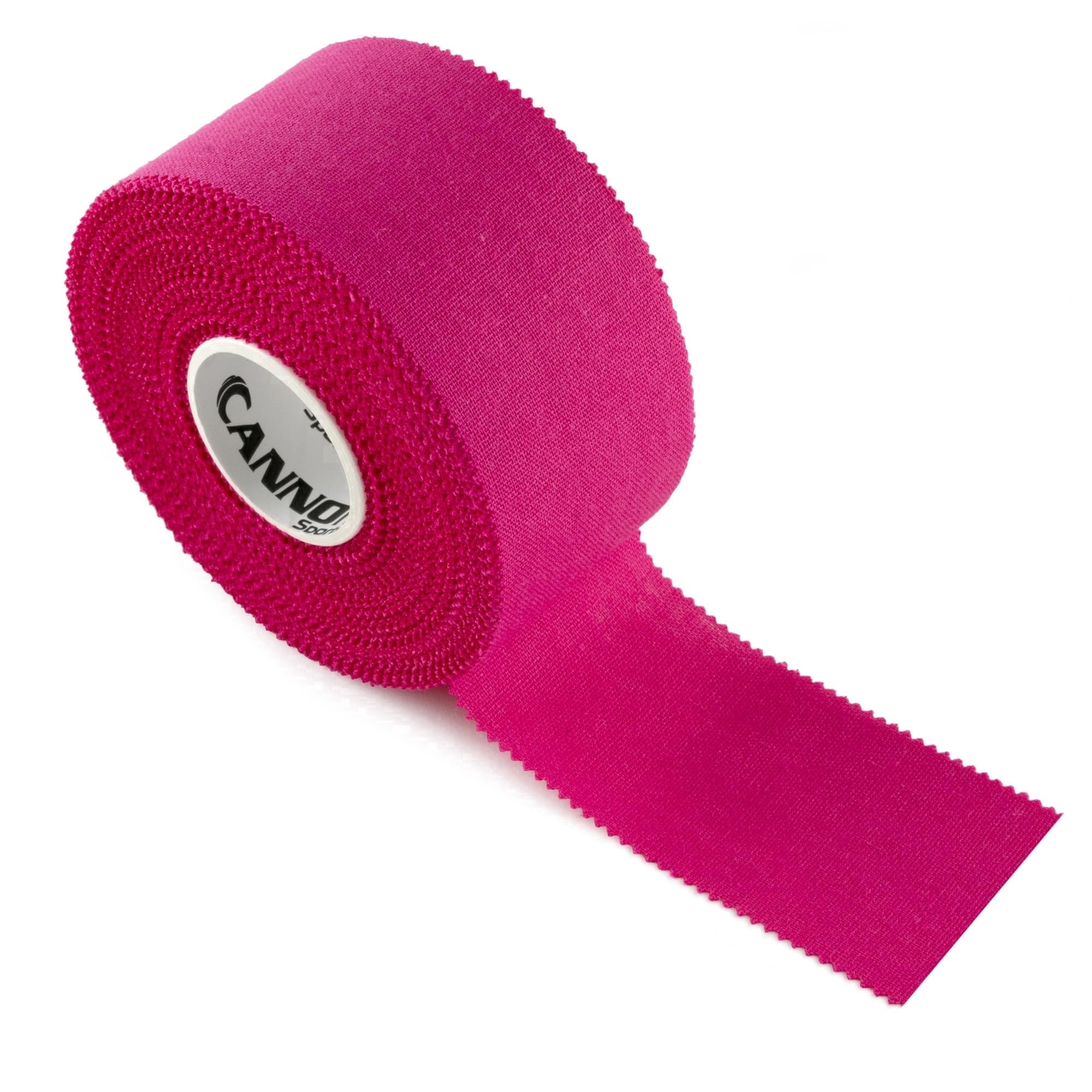 Cannon Sports Premium Athletic Tape - 1.5” x 45 Feet Per Roll - Easy Tear, No Sticky Residue, Very Strong, Hypoallergenic and Latex Free- Ideal for Sprains, Strains, First Aid – 1 Roll (Pink)