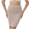 thumbnail image 2 of Tao Tao Tummy Control Half Slip Shapewear for Women High Waist Body Shaper Dress Seamless Shaping Half Slip Underwear Solid Lift Buttocks Abdomen In Skirt Khaki L, 2 of 7