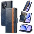 thumbnail image 1 of Compatible avec Realme C53 Étui Portefeuille en Cuir Bloquant les Rfid Porte-Cartes Folio Rabattable Antichoc, 1 of 3