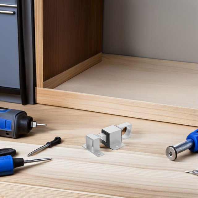 PTOOTP 4Ud Cerradura Automática Con Resorte Para Puertas Y Color Plata En Aluminio