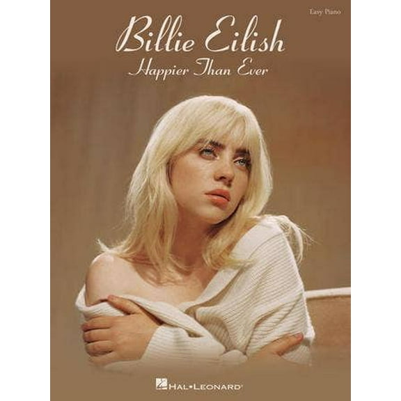 Hal Leonard Billie Eilish - Happier Than Ever Easy Piano Songbook