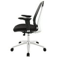 thumbnail image 3 of Contemporary Modern Urban Designer Home Business Office Furniture Work Desk Chair, Fabric, Black, 3 of 5
