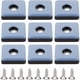 thumbnail image 2 of 24 Piezas Deslizadores de Teflón para Muebles Pata de Silla de 25 mm con Tornillos Almohadilla Deslizante de Teflón PTFE Almohadilla Deslizante para Silla Pata de Silla Atornillada Cuadrada para Piso, 2 of 5