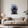 thumbnail image 5 of ZHONGYUTONG African American Canvas Wall Art Blue Queen Picture Black Women Painting Wall Decor Afro Girl Fashion Art Prints Bedroom Home Decor Framed (12.00" x 18.00"), 5 of 5