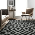 thumbnail image 5 of nuLOOM Jinny Moroccan Wool Tasseled Area Rug, 9' x 12', Jinny Dark Grey, 5 of 6