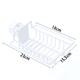 thumbnail image 2 of Estante para grifo de cocina, soporte para esponja, organizador Caddy para fregadero, escurridor colgante de acero inoxidable, 2 of 5