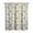 White-391, variant on Hawaiian Sunset Beach Shower Curtain, Ocean Sunset with Palm Trees Tropical Paradise Theme, Waterproof Boho Fabric with Hooks, Vibrant and Washable for Summer Bathrooms