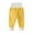 Yellow, variant on MKOSPLRT 3M-4Years High Waist Pants for Infant Newborn Toddler Warm Fleece Sweatpants Fashion Color Block Jogger Pants Soft Leggings
