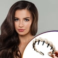 thumbnail image 5 of Diadema dentada para uso diario con diadema, diadema alta para sujetar el cabello con masa y trenzas., 5 of 5