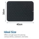 thumbnail image 2 of Superficie antideslizante: alfombrilla escurridora de platos para uso multifuncional, alfombrilla resistente al calor, diseño reversible robusto, silicona de grado alimenticio fácil de limpiar para, 2 of 5