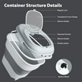 Cereal Rice Storage Containers, 20 to 50Lbs Collapsible Dry Food